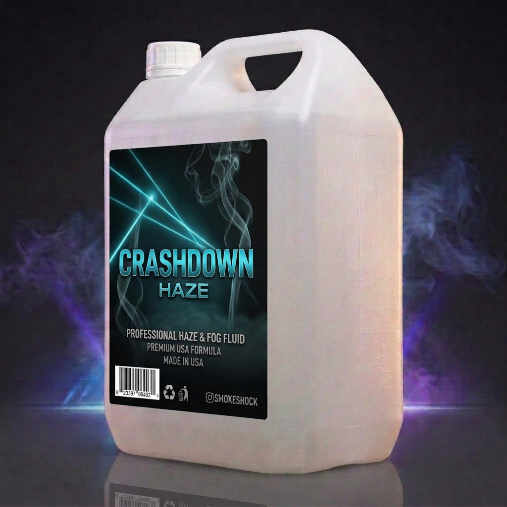 CRASHDOWN Haze, giro suave con humo azul y violeta