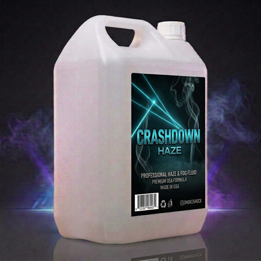 CRASHDOWN Haze, giro suave opuesto con humo azul y violeta